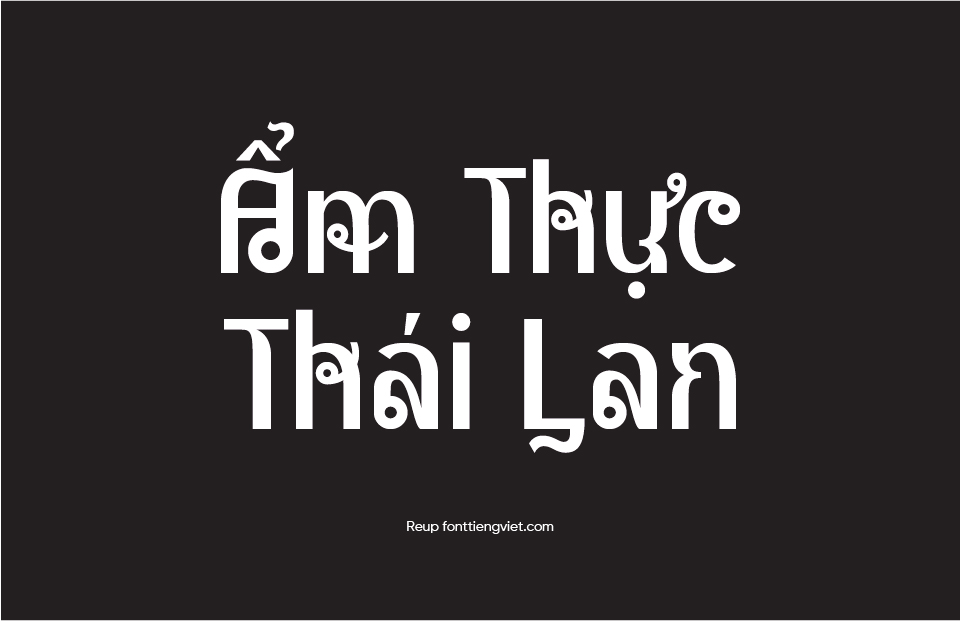 Font Việt hóa SVN Nakhon Kanlaya 1 Font Việt hóa SVN Nakhon Kanlaya
