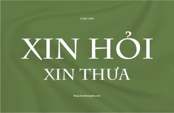 Font Việt hóa UTM Charlemagne