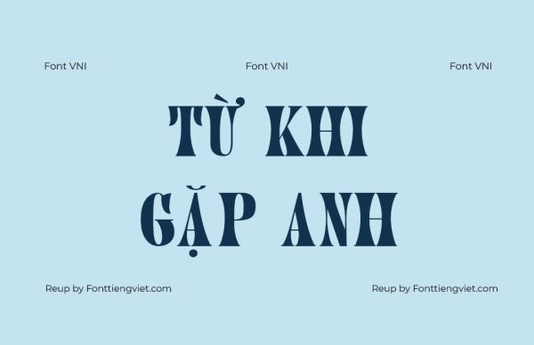 Font Việt hoá VNI Juni