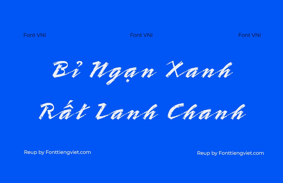 Font Việt hoá VNI Netbut 1 Font Việt hoá VNI Netbut