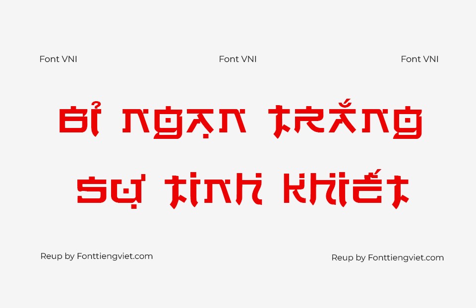Font Việt hoá VNI NhatBan 1 Font Việt hoá VNI NhatBan