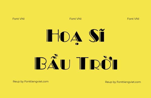 Font Việt hoá VNI Top