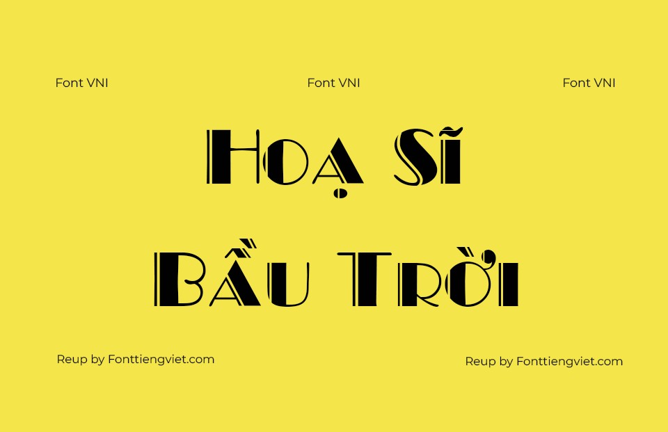 Font Việt hoá VNI Top 1 Font Việt hoá VNI Top