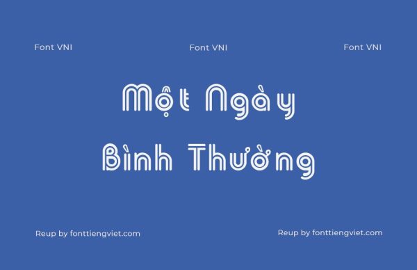 Font Việt hoá VNI Tubes