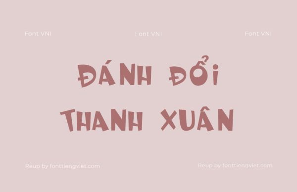 Font Việt hoá VNI Whimsy