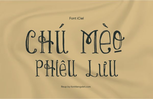 Font Việt hóa iCiel Lady Rene