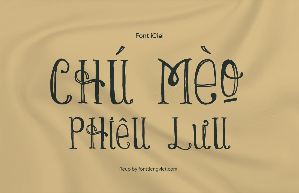 Font Việt hóa iCiel Lady Rene 1 Font Việt hóa iCiel Lady Rene