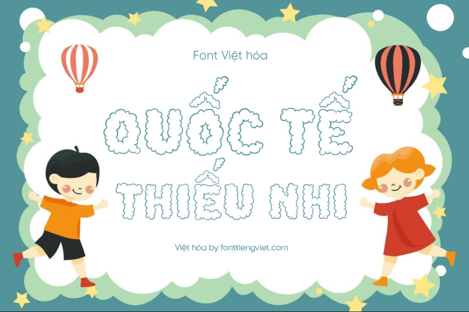 Font Việt hóa 1FTV Cotton Cloud 1 Font Việt hóa 1FTV Cotton Cloud