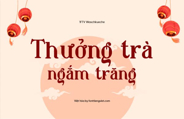 Font việt hóa 1FTV Waschkueche