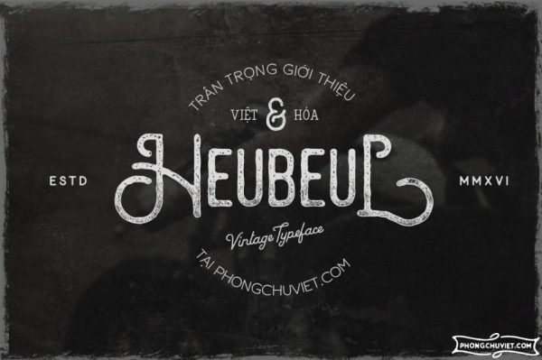 Font việt hóa FS Heubeul kiểu Vintage