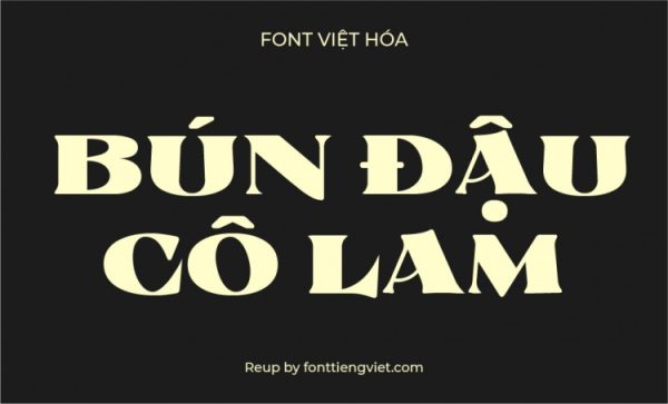 Font việt hóa MJ Rochek Display