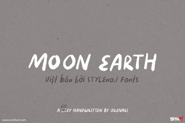Font việt hóa SVN Moon Earth