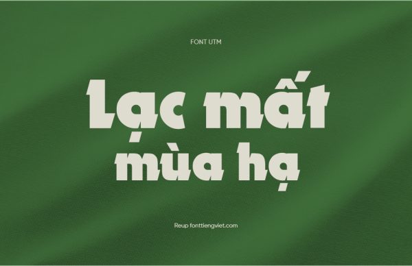 Font Việt hóa UTM Loko