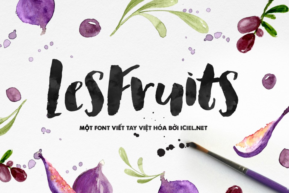 Font việt hóa iCiel Les Fruits 1 Font việt hóa iCiel Les Fruits