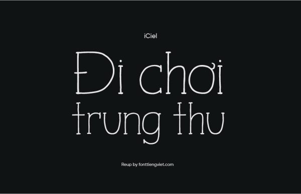 Font việt hóa iCiel TALUHLA