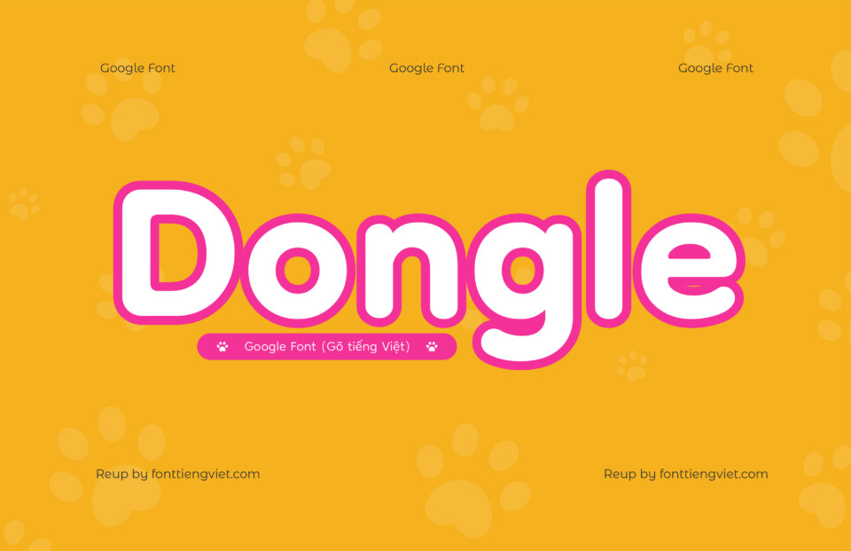 Font Dongle ( Gõ tiếng Việt ) 1 Font Dongle ( Gõ tiếng Việt )