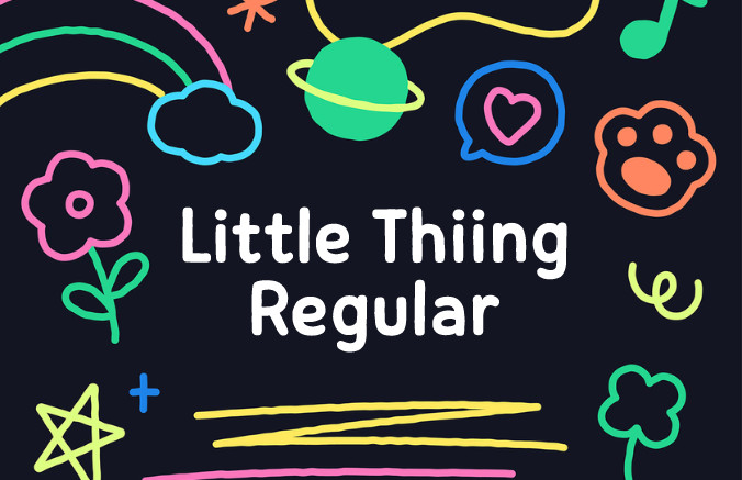 Font Tiếng Việt Little-thiing Regular 1 Font Tiếng Việt Little-thiing Regular