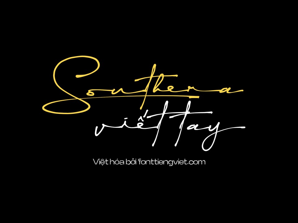 Font việt hóa 1FTV Southera Handwritten