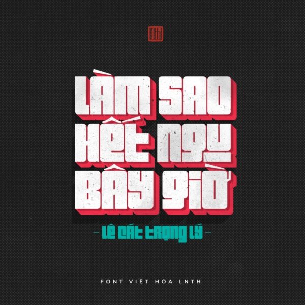 Font việt hóa LNTH Pincoya Black