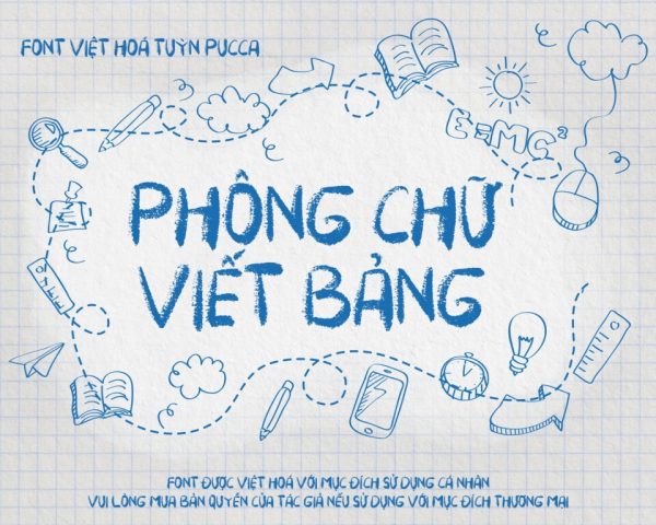 Font Việt hóa TP Easter Chalk – Phấn