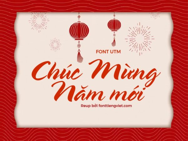Font việt hóa UTM Spring – Tết