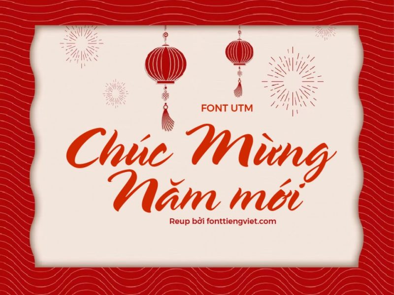 Font Utm Spring Font việt hóa UTM Spring – Tết - Kho Font việt hóa miễn phí