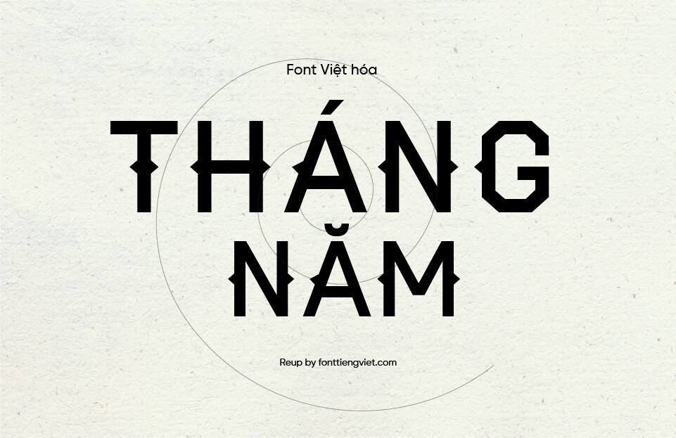 Font việt hóa UVF Haymaker 1 Font việt hóa UVF Haymaker