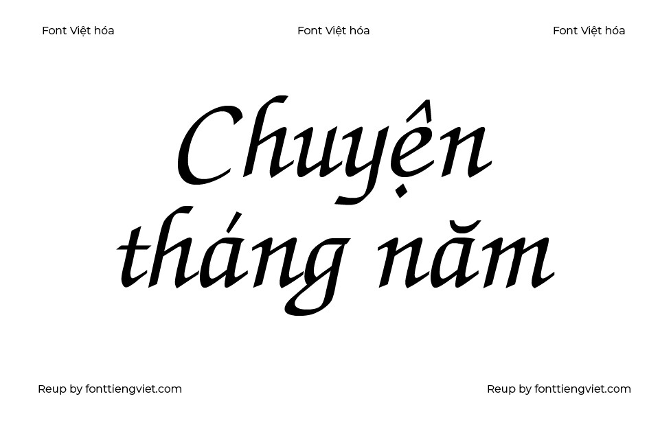 Font Việt hóa VNI Zap 1 Font Việt hóa VNI Zap