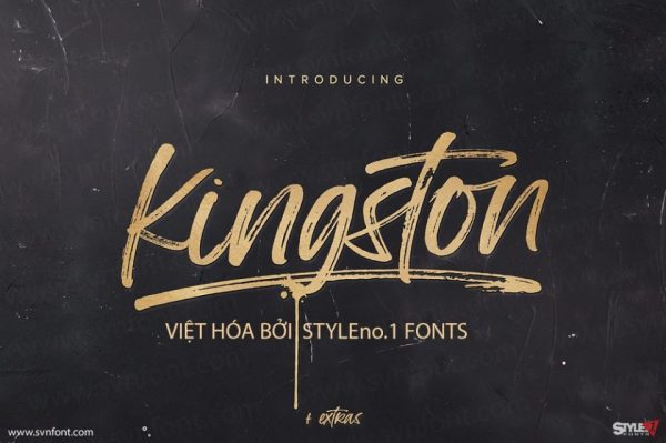 Font việt hóa tiếng việt SVN Kingston