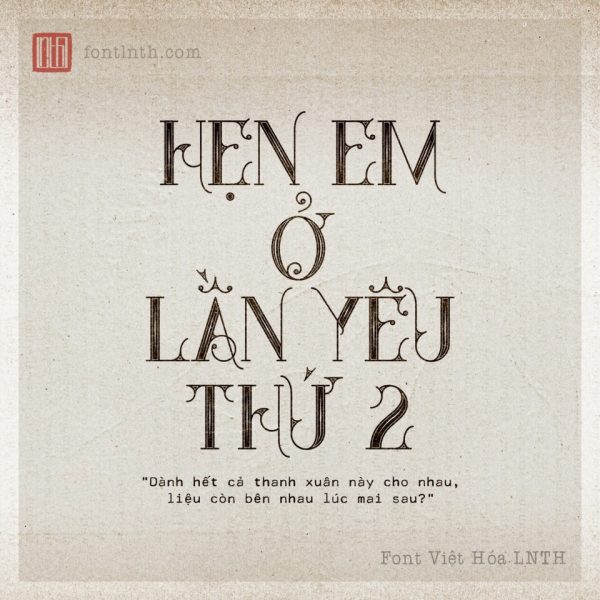 Font Việt hóa LNTH StarBlackInline