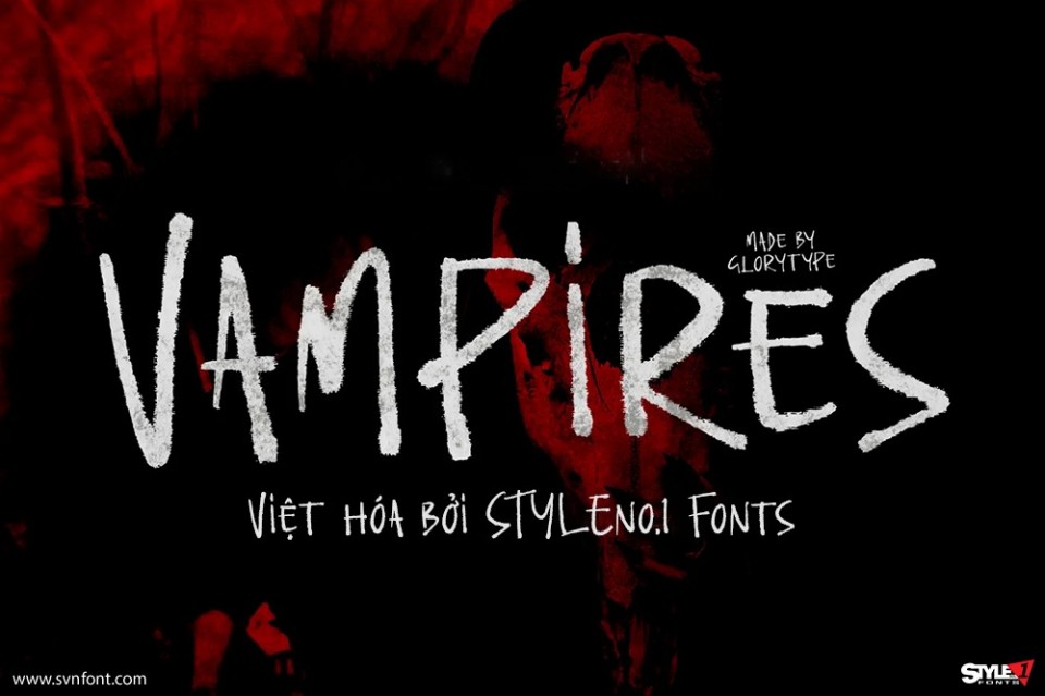 Font việt hóa SVN Vampires 1 Font việt hóa SVN Vampires