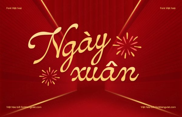 Font việt hoá 1FTV VIP Amhiney – Font tết