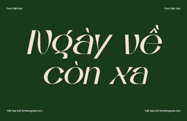 Font Việt hóa 1FTV VIP Amoria Italic