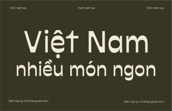 Font Việt hóa 1FTV VIP Antipol Medium