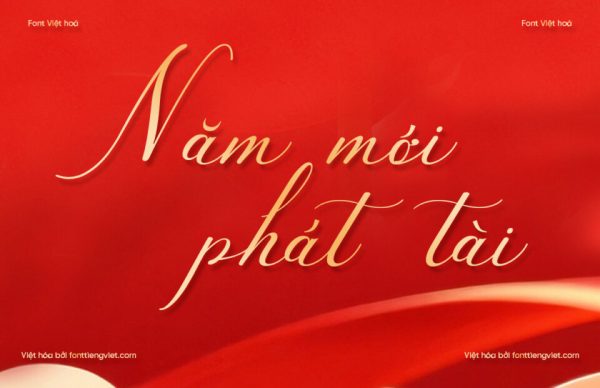 Font Việt hóa 1FTV VIP Aurelia Marcelina Font tết