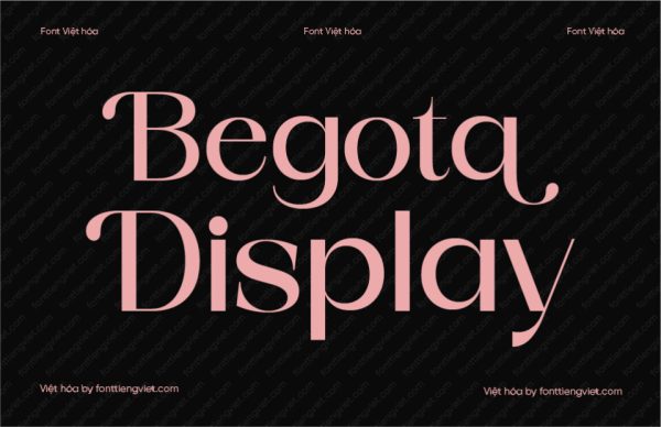 Font Việt hóa 1FTV VIP Begota Display Regular