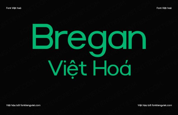 Font Việt hóa 1FTV VIP Bregan Regular
