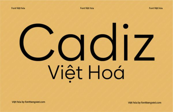 Font Việt hóa 1FTV VIP Cadiz Regular