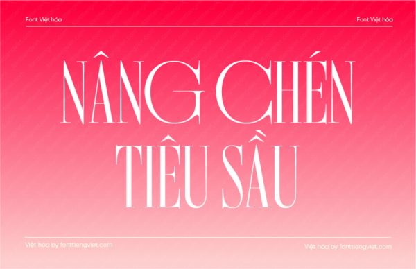 Font Việt hóa 1FTV VIP Chloris SemiCondensed