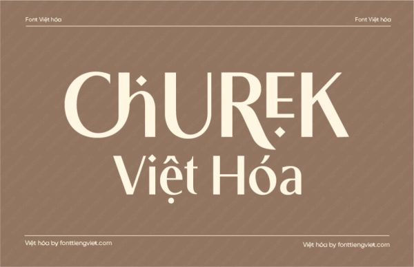 Font Việt hóa 1FTV VIP Churek