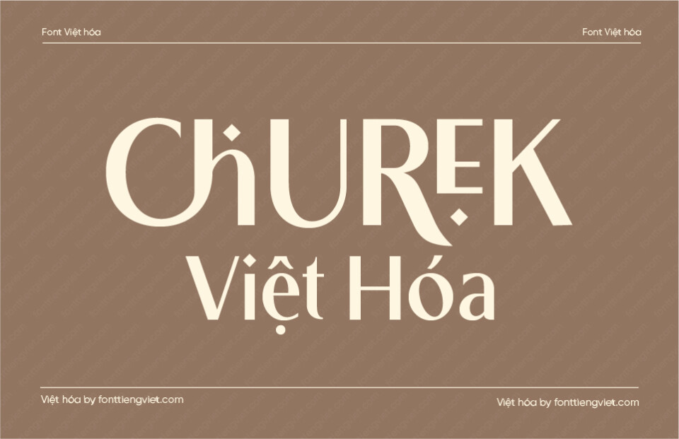 Font Việt hóa 1FTV VIP Churek 1 Font Việt hóa 1FTV VIP Churek