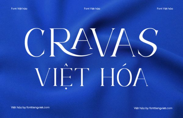 Font Việt hóa 1FTV VIP Cravas