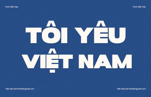 Font Việt hóa 1FTV VIP DINKO