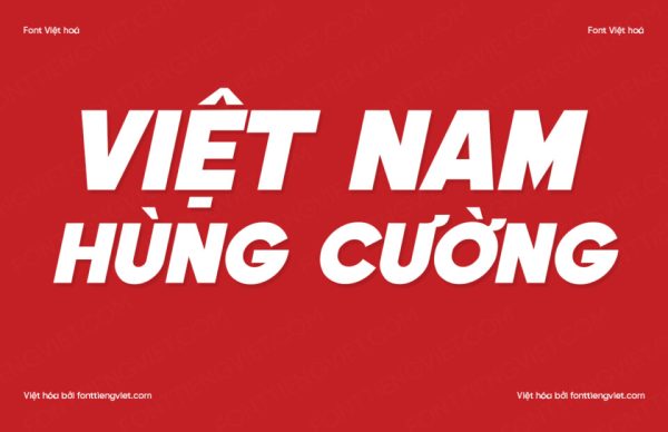 Font Việt hóa 1FTV VIP Edges Italic