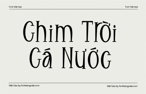 Font Việt hóa 1FTV VIP Eitaro