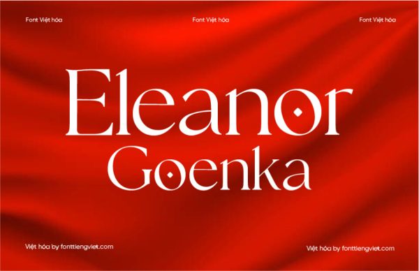 Font Việt hóa 1FTV VIP Eleanor Goenka