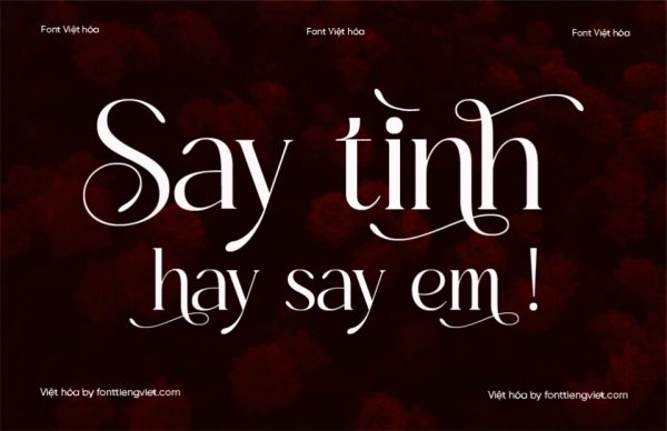 Font Việt hóa 1FTV VIP Foresta Monesta Serif – Font âm nhạc ca nhạc