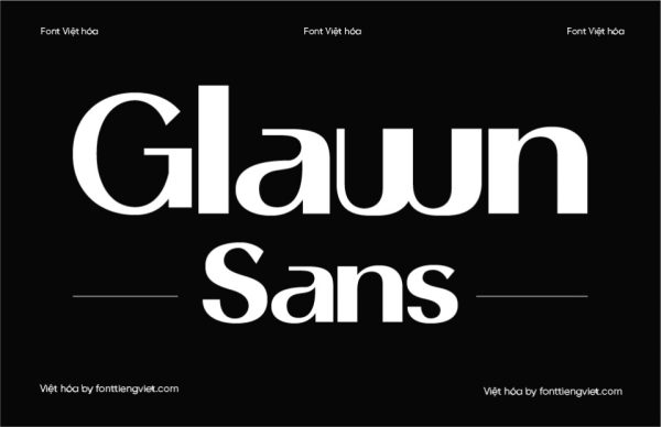 Font Việt hóa 1FTV VIP Glawn Sans