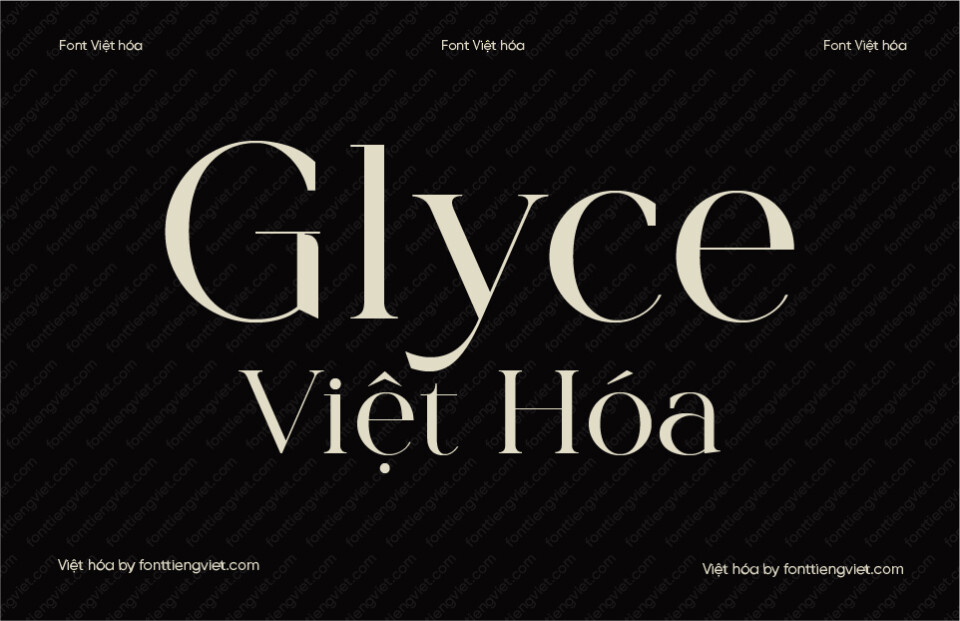 Font Việt hóa 1FTV VIP Glyce 1 Font Việt hóa 1FTV VIP Glyce