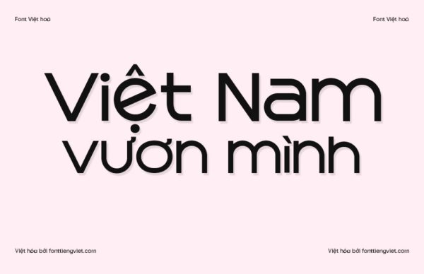 Font Việt hóa 1FTV VIP Gunken